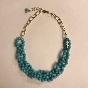 The Preppy Palm Jewelry - Blue Statement Necklace The Preppy Palm Jewelry - Blue Statement Necklace